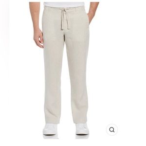 Perry Ellis Men’s Drawstring Linen Pant - 40”